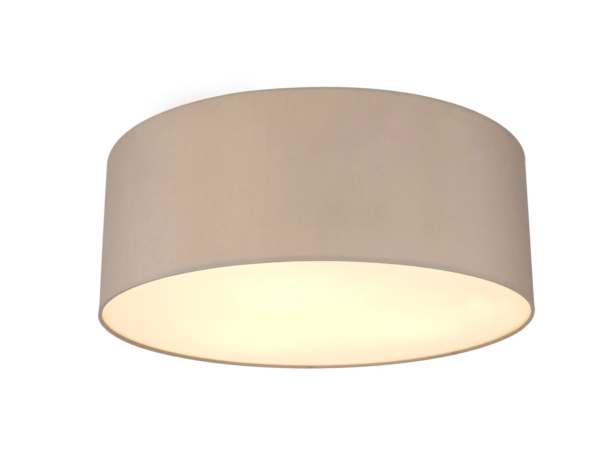 Baymont 60cm Flush 3 Light Grey, Frosted Diffuser DK0608  Deco Baymont WH GR